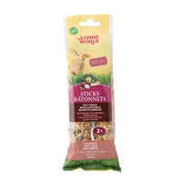 Living World Rabbit Sticks - Fruit Flavour - 112 g (4 oz) - 2 pack 