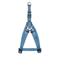 Zeus Nylon Step-In Dog Harness - Denim Blue - Medium - 1.5 cm x 44 cm-55 cm (1/2" x 17"-22")