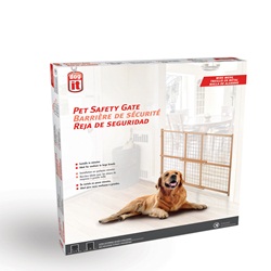 Dogit Pet Safety Gate - Wire Mesh - 75 cm - 127 cm W x 81 cm H (29.5" - 50" W x 32" H)