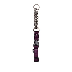 Zeus Martingale Dog Collar - Royal Purple - Large - 2 cm x 45 cm-55 cm (3/4" x 18"-22")
