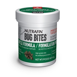 Nutrafin Bug Bites Turtle Formula – Small to Medium Turtles –  5-7 mm - 45 g (1.6 oz)