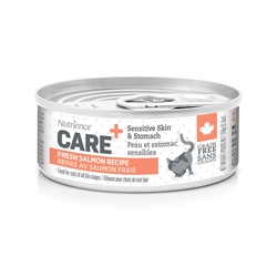 Nutrience Care Sensitive Skin & Stomach Pâté for Cats - Fresh Salmon Recipe - 156 g (5.5 oz)