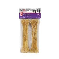 Dogit 100% Rawhide Pressed Bones - 21.6cm (8.5") - 2 pack