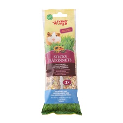 Living World Guinea Pig Sticks - Fruit Flavour - 112 g (4 oz) - 2 pack  