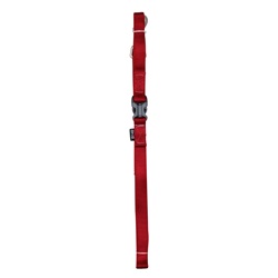 Zeus Nylon Leash - Deep Red - Medium - 1.8 m (6 ft)