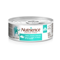 Nutrience Grain Free Turkey, Chicken & Duck Pâté for Indoor Cats - 156 g (5.5 oz)