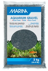 Marina Black Decorative Aquarium Gravel - 2 kg (4.4 lb)