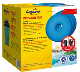 Laguna Pressure-Flo Replacement Foam - 19 cm - 3 pack