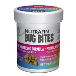 Nutrafin Bug Bites Colour Enhancing Formula – Small to Medium Fish – 1.4-2.0 mm granules - 45 g (1.6 oz)