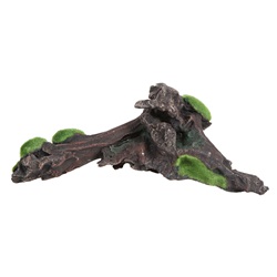 Fluval Black Driftwood Replica with Moss