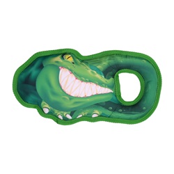 Zeus Growlers Dog Toy - Crocodile - 29 cm x 15 cm (11.4 in x 5.9 in)