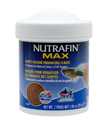 Nutrafin Max Guppy Colour Enhancing Flakes - 30 g (1.06 oz)
