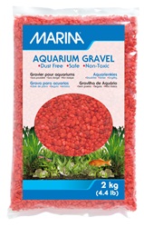 Marina Orange Decorative Aquarium Gravel - 2 kg (4.4 lb)