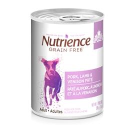 Nutrience Grain Free Pork, Lamb & Venison Pâté - 369 g (13 oz)