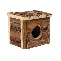 Living World Tree House Real Wood Cabin - Small - 15.5 cm (6") L x 15.5 cm (6") W x 15 cm (5.75") H