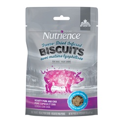 Nutrience Infusion Freeze-Dried Infused Biscuits - Hearty Pork & Chia - 135 g (4.7 oz)
