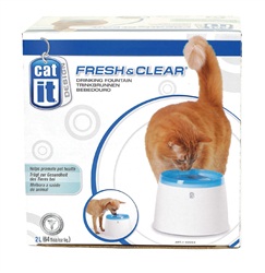 Catit Design Fresh & Clear Cat Drinking Fountain - 2 L (64 oz)