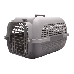 Dogit Voyageur Dog Carrier - Light Grey/Charcoal - Large - 61.9 cm L x 42.6 cm W x 36.9 cm H (24.3 in x 16.7 in x 14.5 in)