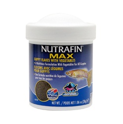 Nutrafin Max Guppy Flakes With Vegetables - 30 g (1.06 oz)