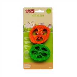 Living World Nibblers Slices Loofah Chews 