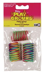 Catit Kitty Playground Cat Toy - Mega Silly Plastic Springs - 10 pieces