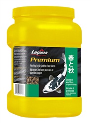 Laguna Premium Koi and Goldfish Floating Food Sticks - Spirulina & Wheat Germ Diet - 300 g (10.5 oz)