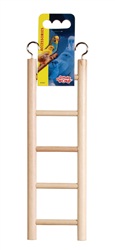 Living World Wooden Bird Ladder - 5 Steps - 25 cm (5.5") Long
