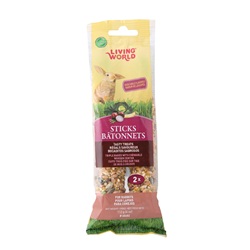 Living World Rabbit Sticks - Vegetable Flavour - 112 g (4 oz) - 2 pack  