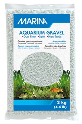 Marina Cream White Decorative Aquarium Gravel - 2 kg (4.4 lb)