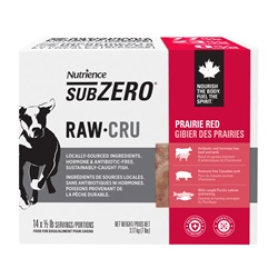 Nutrience Subzero Raw for Dogs - Prairie Red - 3.17 kg (7 lbs) - 14 pack