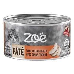 Zoë Pâté with Fresh Turkey for Cats – 85 g (3 oz)