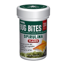 Fluval Bug Bites Spirulina Flakes - 18 g (0.63 oz)
