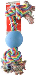 Dogit Knot-A-Rope Tug Toy with Ball - 23 cm (9")