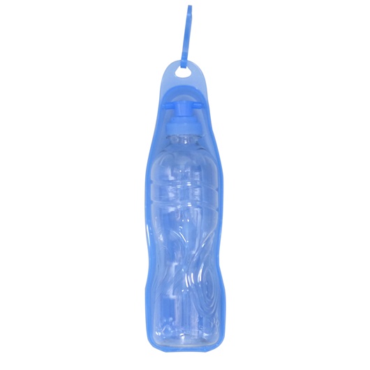Blue Tray with 500 mL 16.9 oz Dogit Portable Water Dispenser Pet Bottle