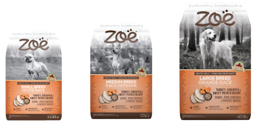 Zoë Dog Food - Turkey, Chickpea and Sweet Potato Recipe
