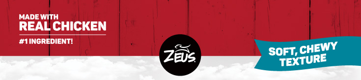 Zeus Meaty Bites - Made with Real chicken