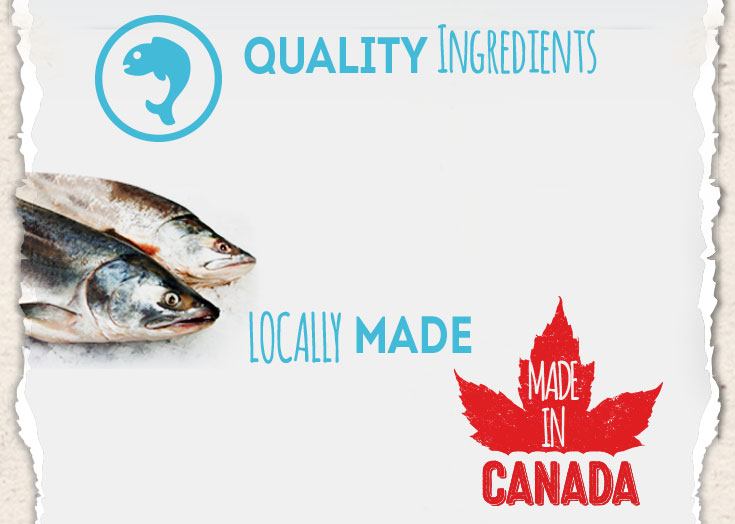 Quality ingredients - Locally made in Canada
